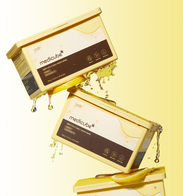 Lakštinių veido kaukių rinkinys "Deep Vita C Daily Quick Mask", 30 vnt.