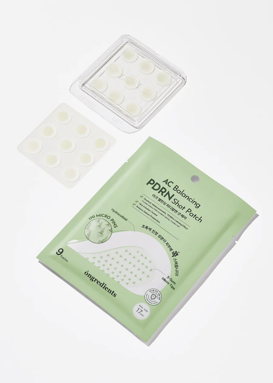 Pleistrai spuogams "AC Balancing PDRN Shot Needle Pimple Patch", 9 vnt.