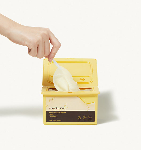 Lakštinių veido kaukių rinkinys "Deep Vita C Daily Quick Mask", 30 vnt.