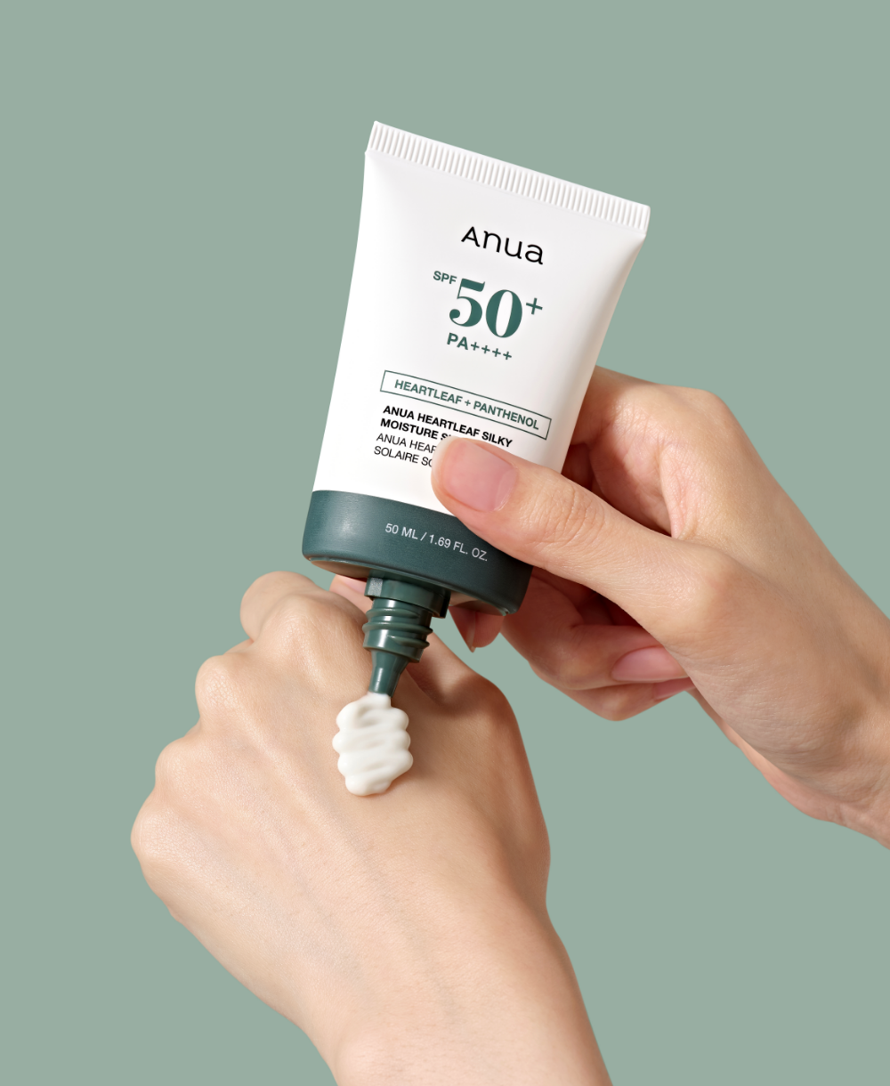 Apsauginis kremas nuo saulės "Heartleaf Silky Moisture Sun Cream SPF50+ PA++++", 50 ml