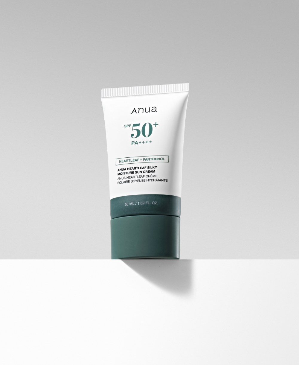 Apsauginis kremas nuo saulės "Heartleaf Silky Moisture Sun Cream SPF50+ PA++++", 50 ml