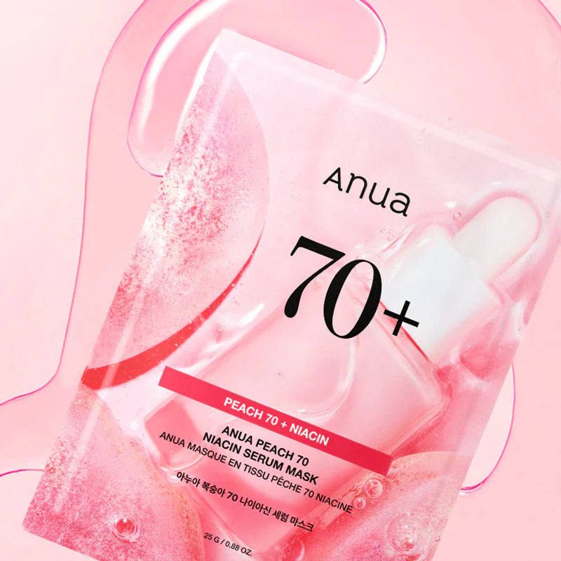 Lakštinė veido kaukė "Peach 70 Niacin Serum Mask"