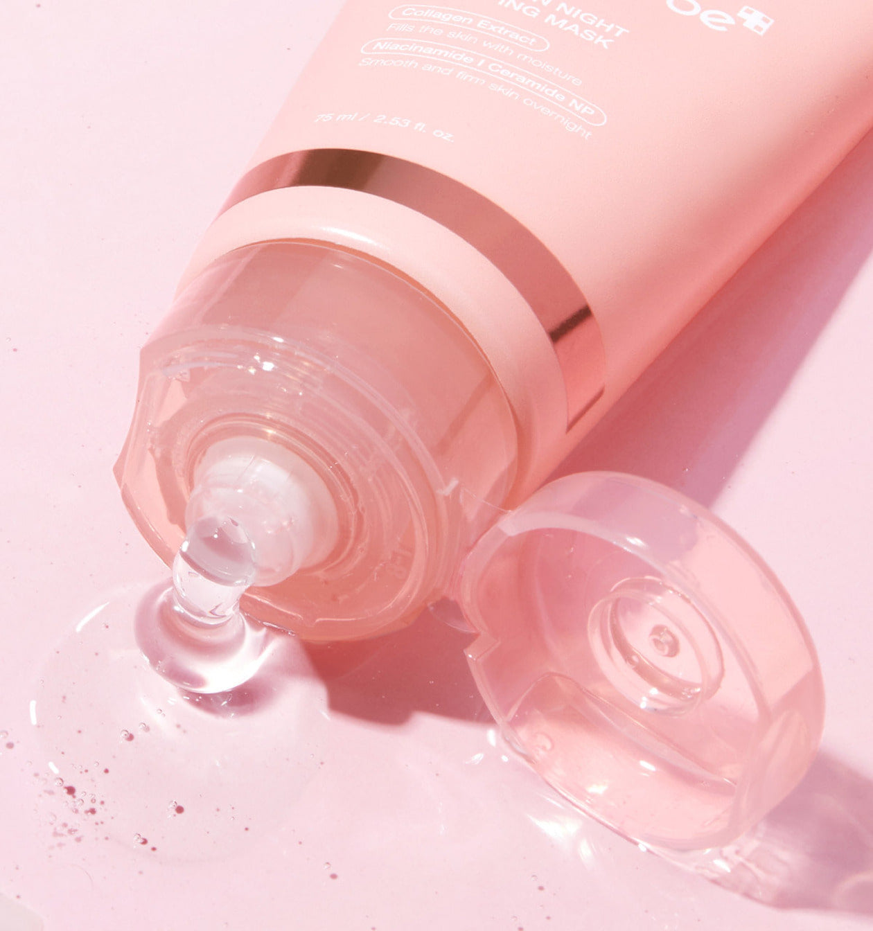 Stangrinamoji naktinė veido kaukė su kolagenu "Collagen Night Wrapping Mask", 75 ml