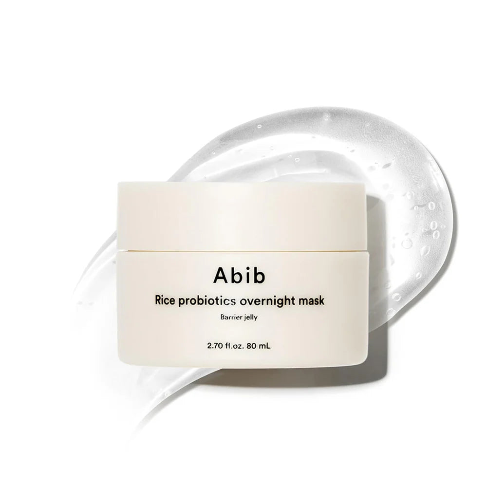 Naktinė veido kaukė "Rice Probiotics Overnight Mask Barrier Jelly", 80 ml