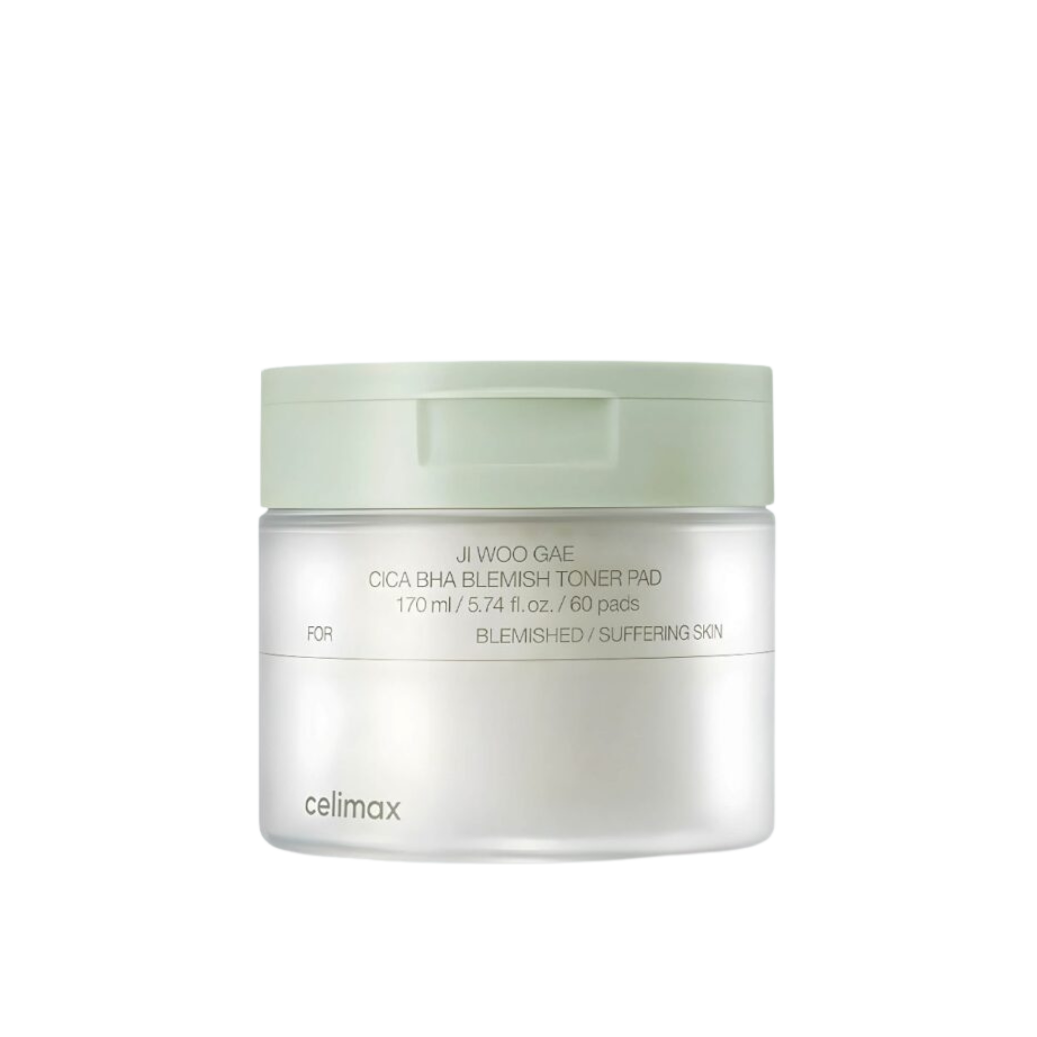 Šveičiamieji toniko padeliai "Ji Woo Gae Cica BHA Blemish Toner Pad", 60 vnt.