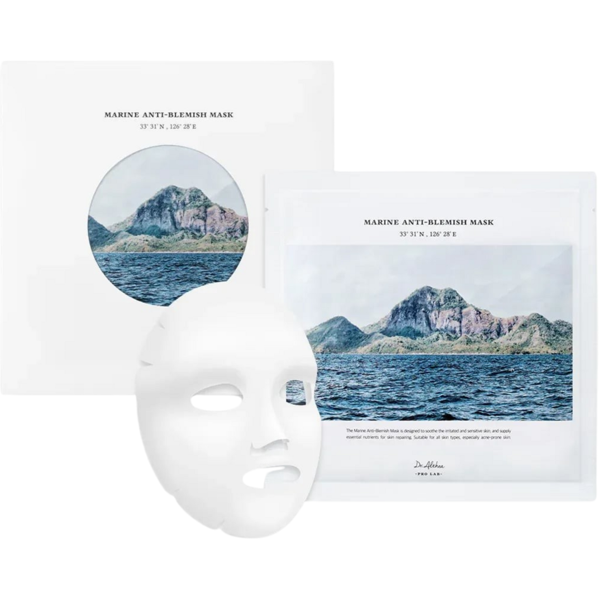 Lakštinė veido kaukė "Marine Anti - Blemish Mask", 27 g