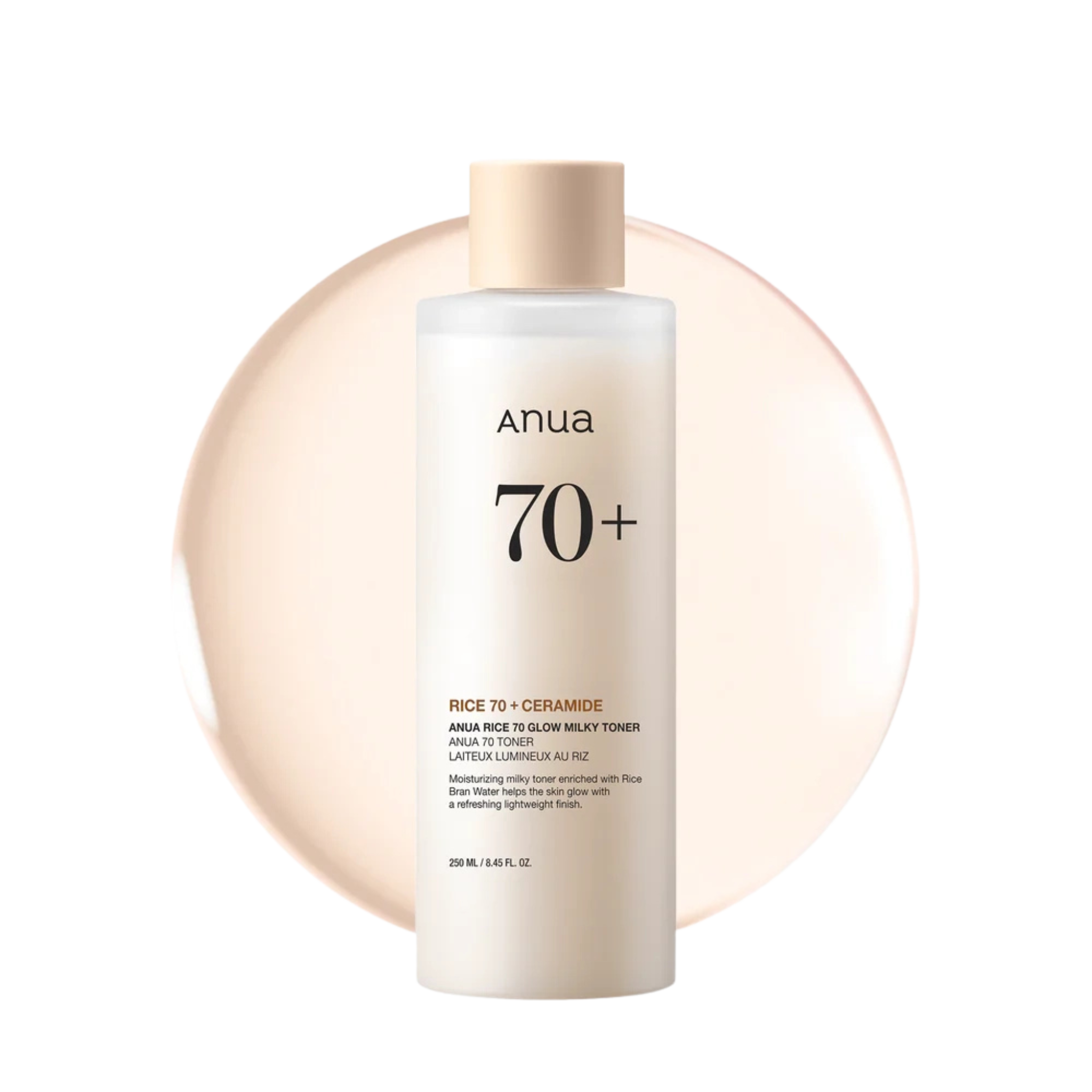 Drėkinamasis veido tonikas "Rice 70 Glow Milky Toner", 40/250 ml