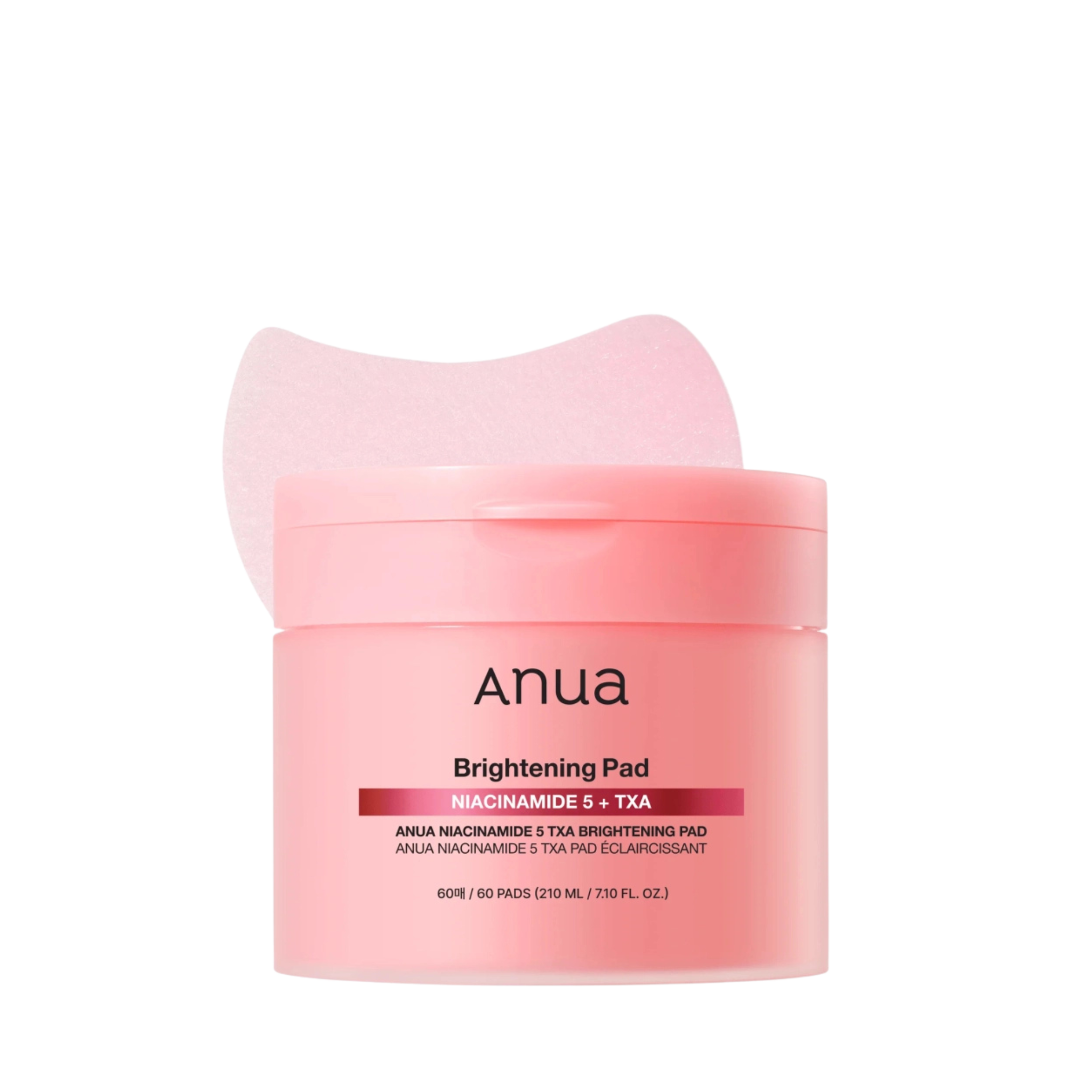 Šviesinamieji veido toniko padeliai "Niacinamide 5 + TXA Brightening Pad", 60 vnt.