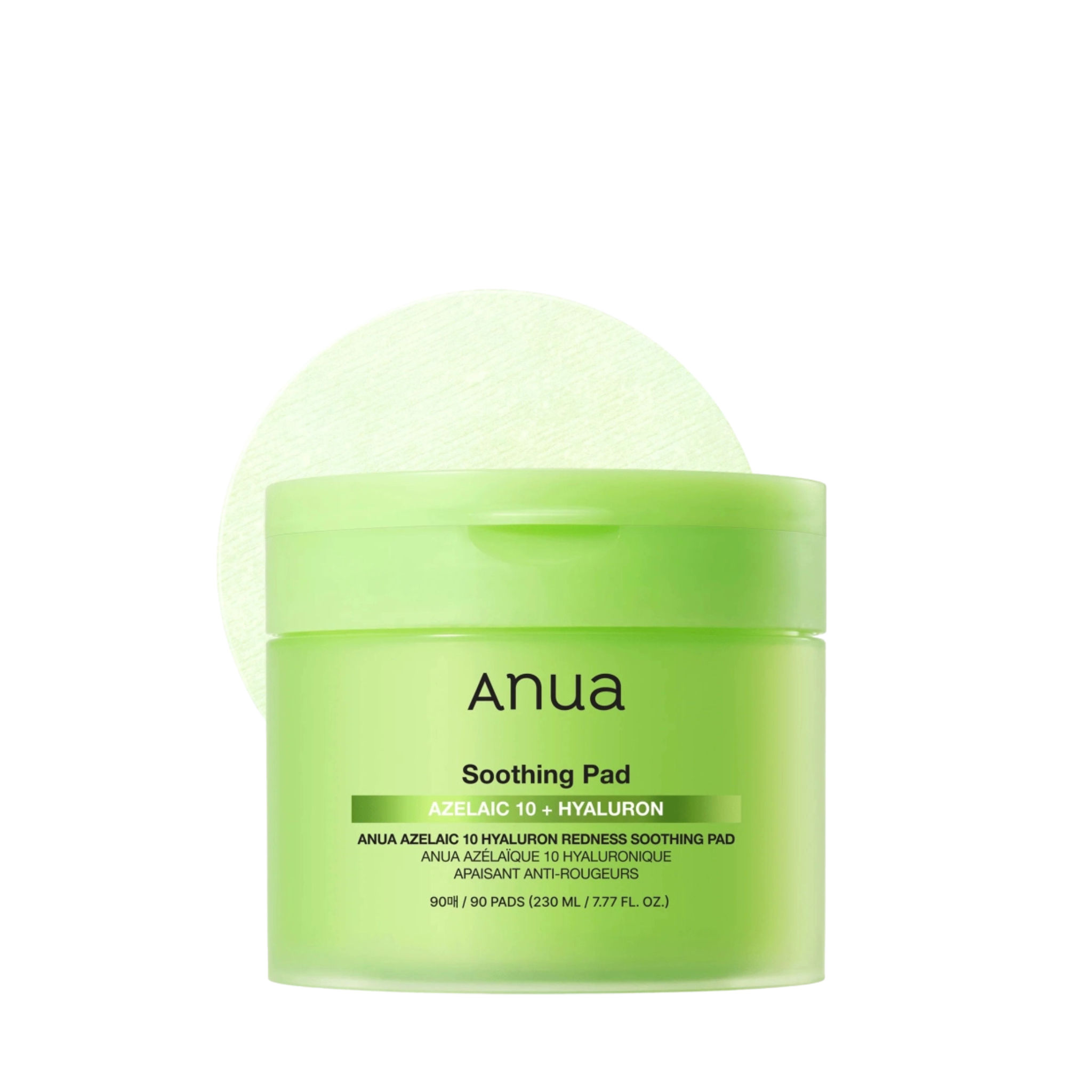 Veido toniko padeliai raustančiai odai "Azelaic 10 Hyaluron Redness Soothing Pad", 90 vnt.