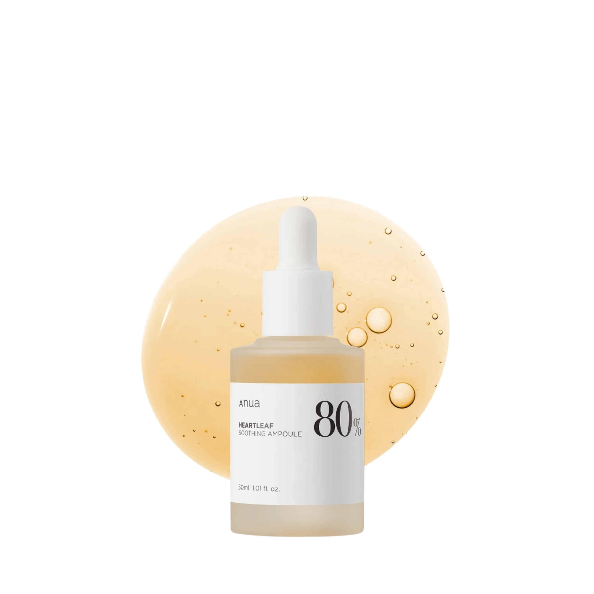 Raminamasis veido serumas "Heartleaf 80% Soothing Ampoule", 30 ml