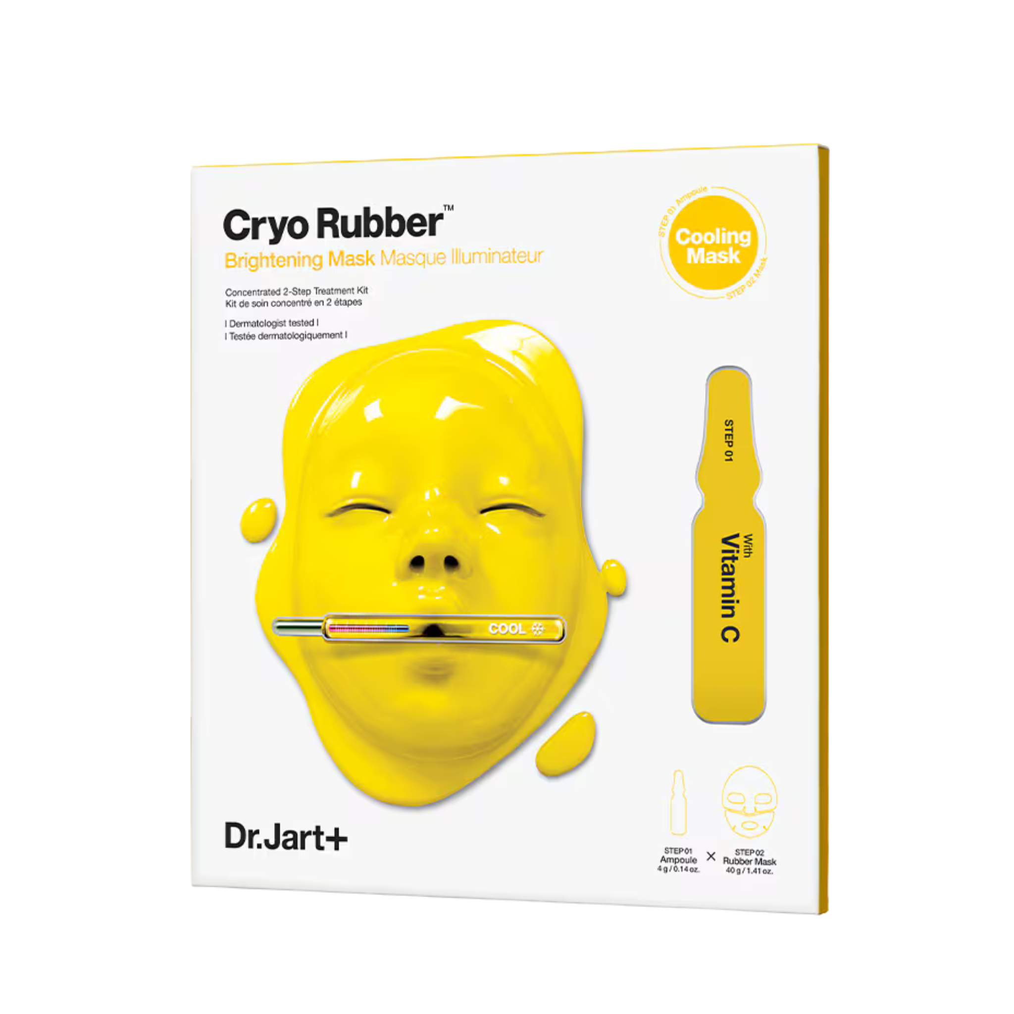 Veido kaukė "Cryo Rubber Brightening Vitamin C Mask", 40 g