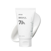 Raminamasis veido kremas "Heartleaf 70% Soothing Cream", 100 ml