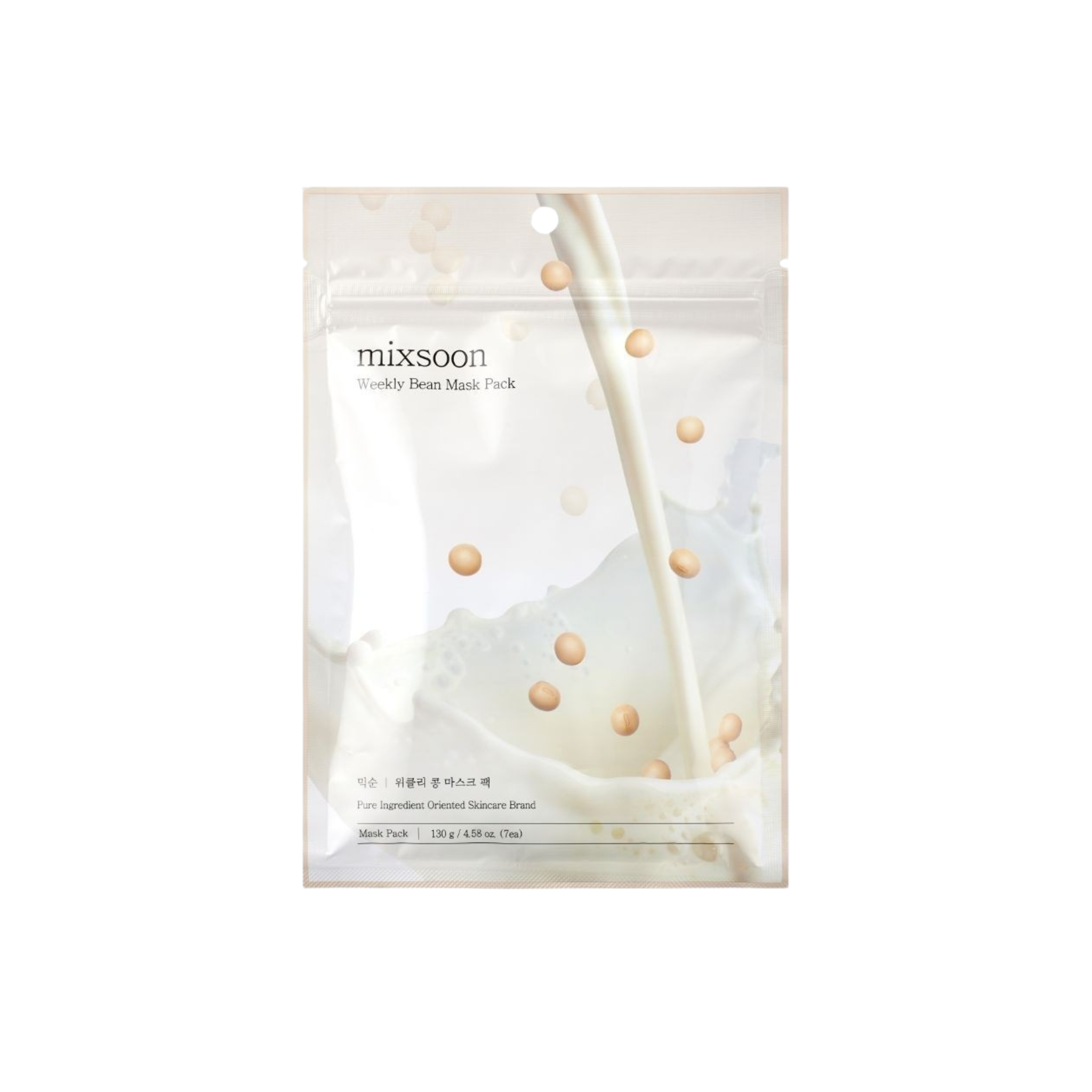 Drėkinančios veido kaukės "Weekly Bean Mask Pack", 7 vnt.