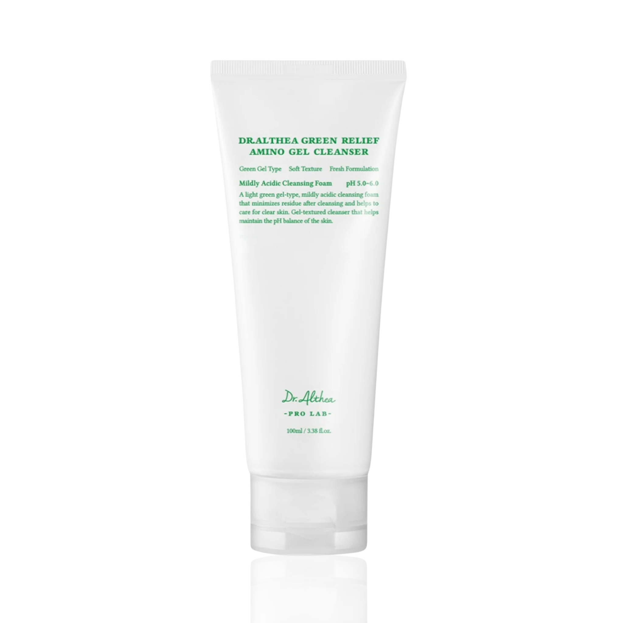 Gelinis veido prausiklis "Green Relief Amino Gel Cleanser", 100 ml