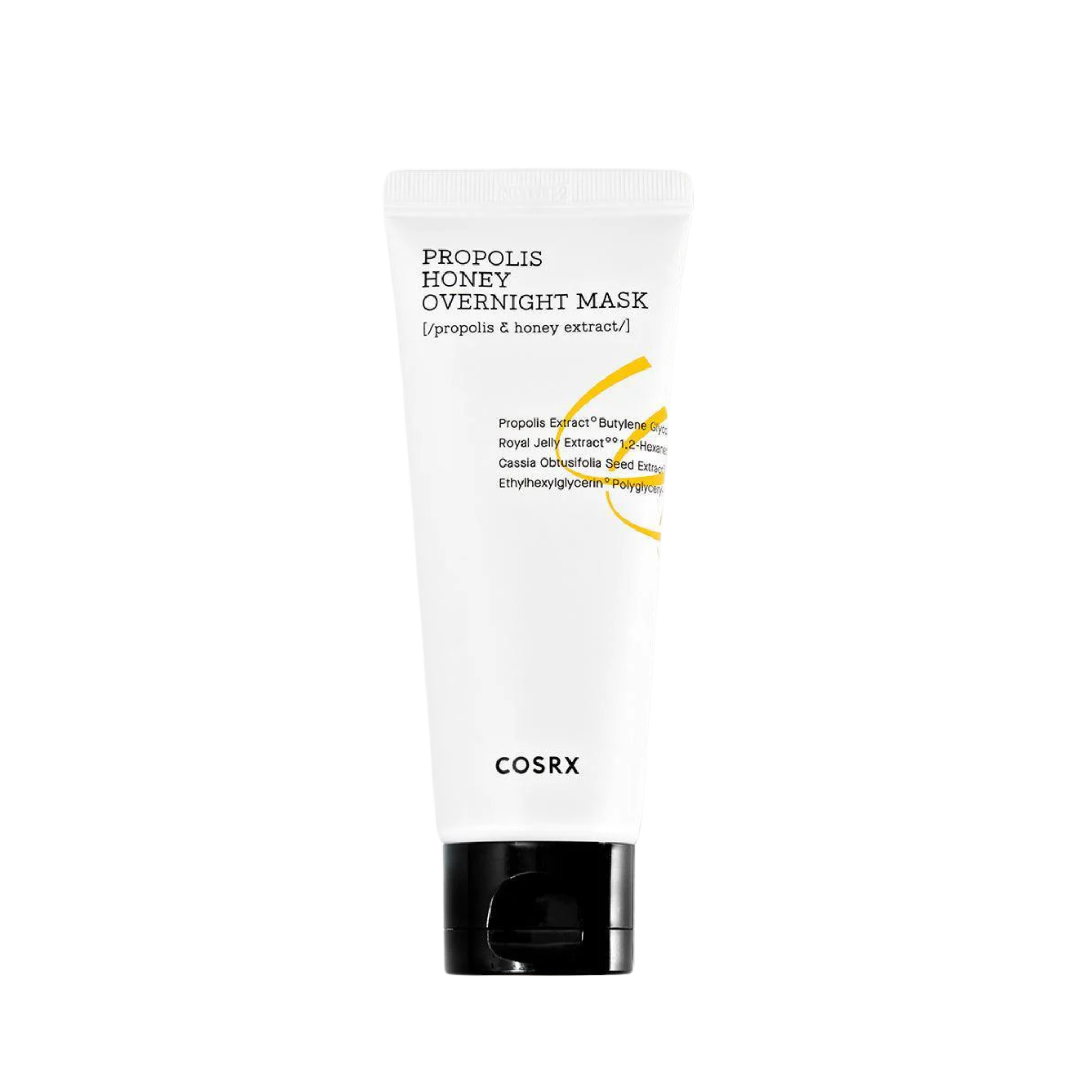 Naktinė veido kaukė su propolio ekstraktu "Full Fit Propolis Honey Overnight Mask", 60 ml