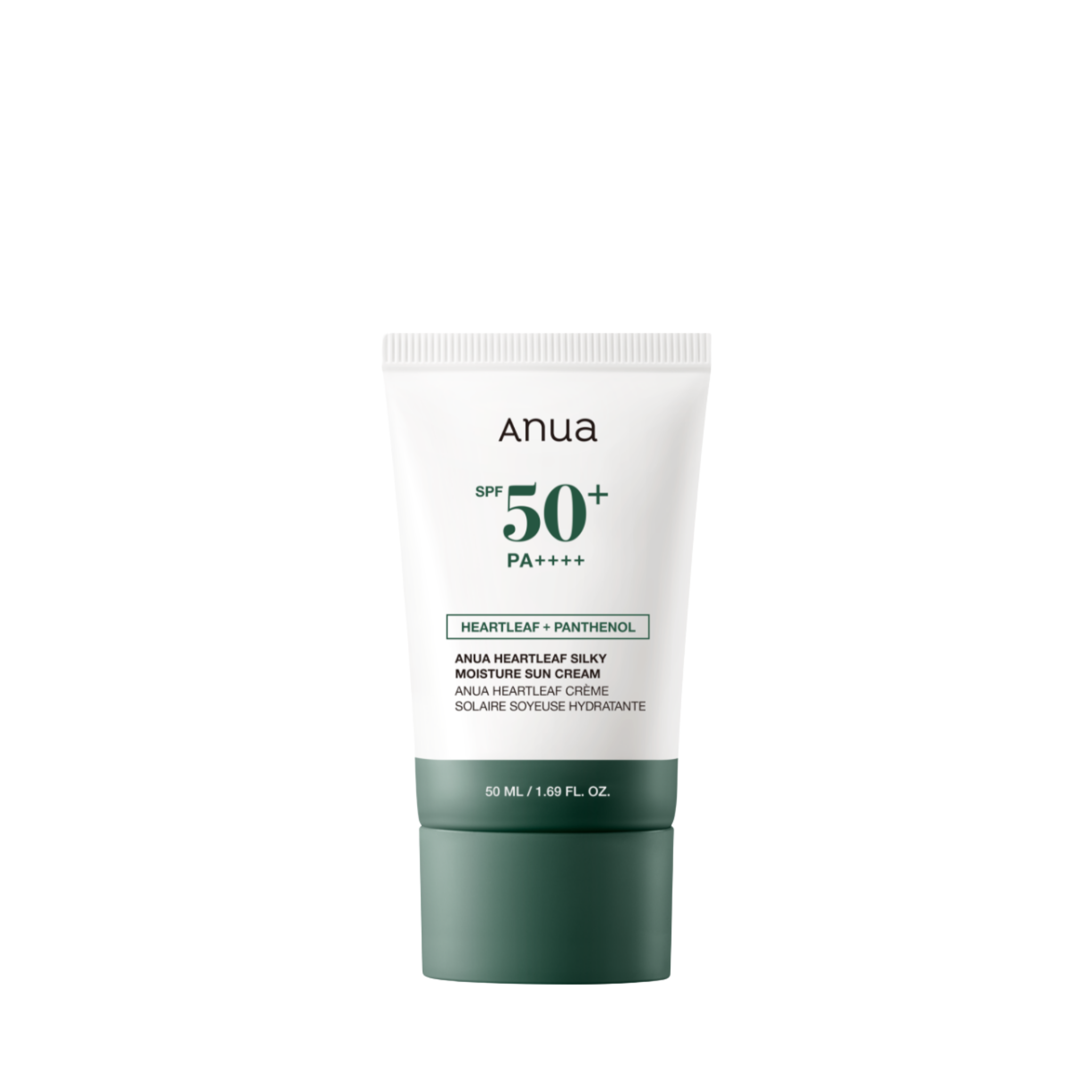 Apsauginis kremas nuo saulės "Heartleaf Silky Moisture Sun Cream SPF50+ PA++++", 50 ml