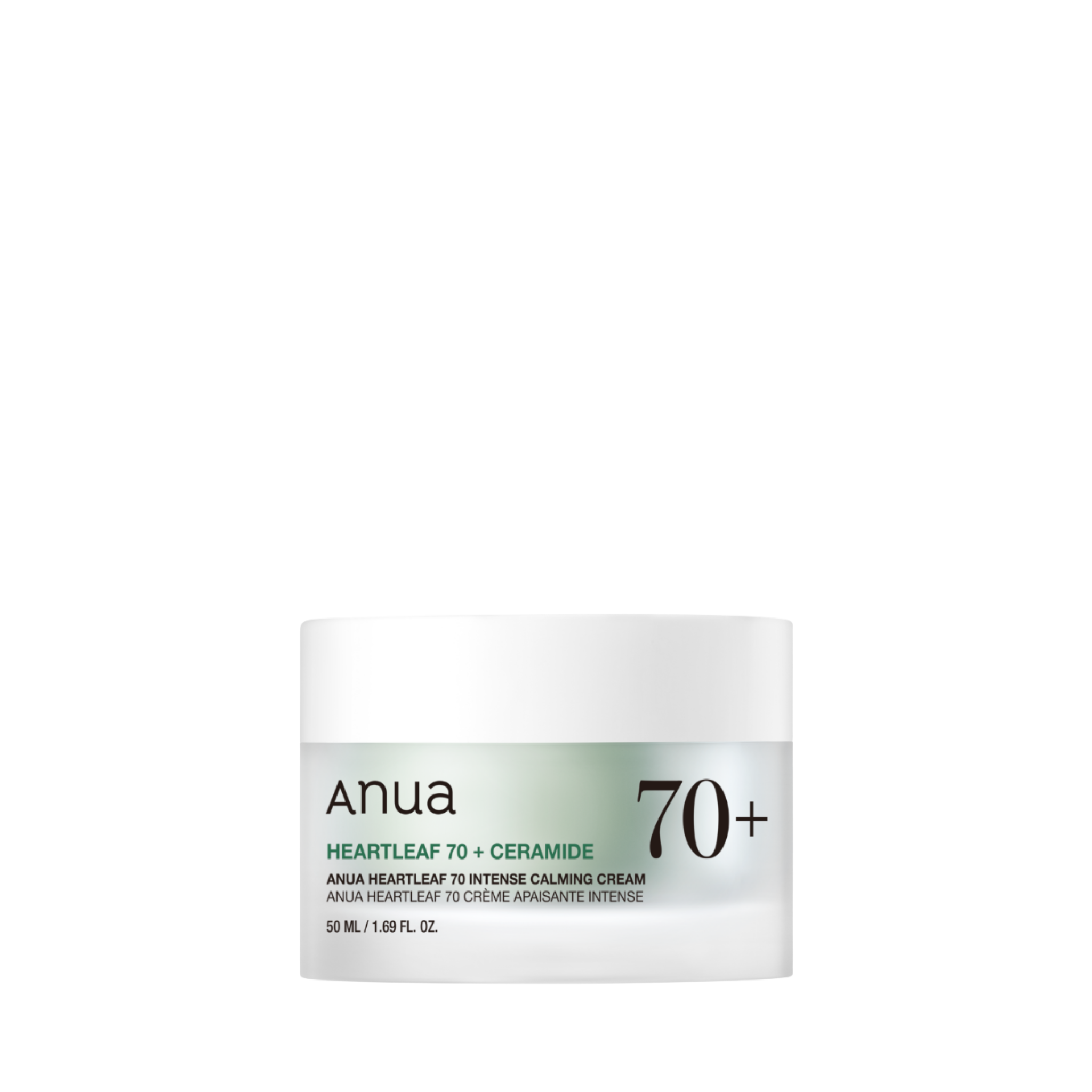 Raminamasis veido kremas "Heartleaf 70% Intense Calming Cream", 50 ml