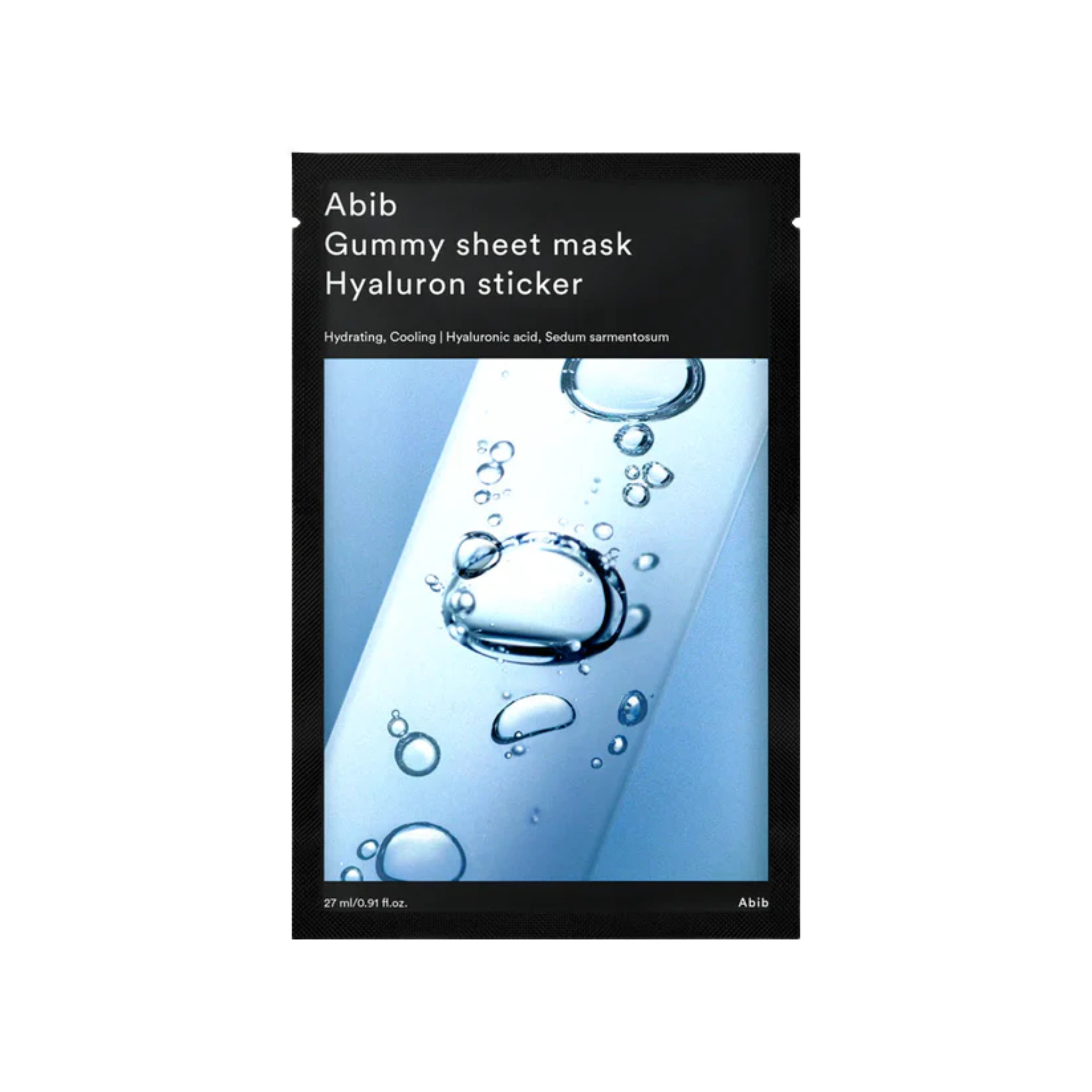 Lakštinė veido kaukė "Gummy Sheet Mask Hyaluron Sticker"