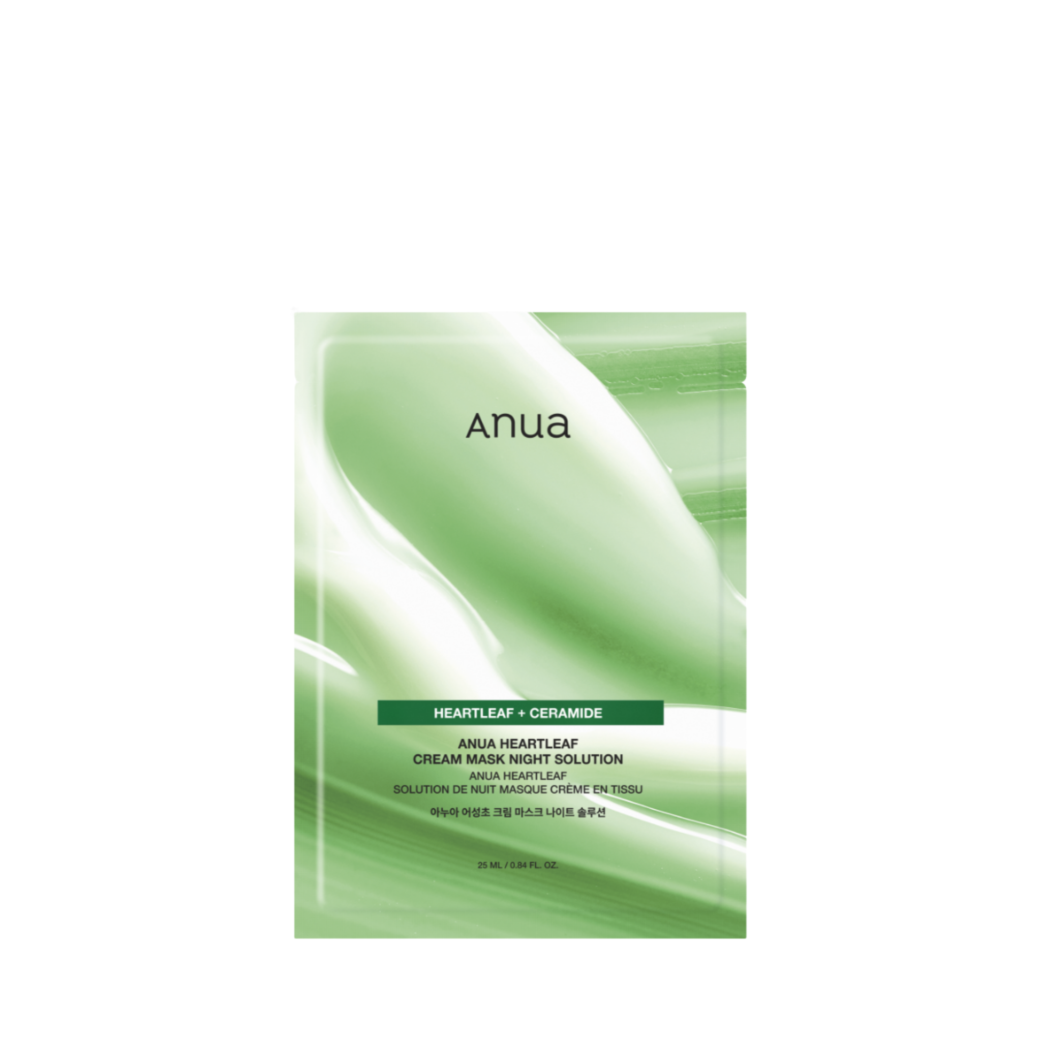 Naktinė lakštinė veido kaukė "Heartleaf Cream Mask Night Solution"