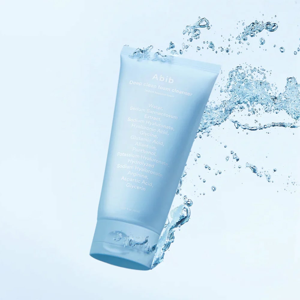 Giliai valančios veido prausimosi putos "Deep Clean Foam Cleanser Sedum Hyaluron Foam", 150 ml