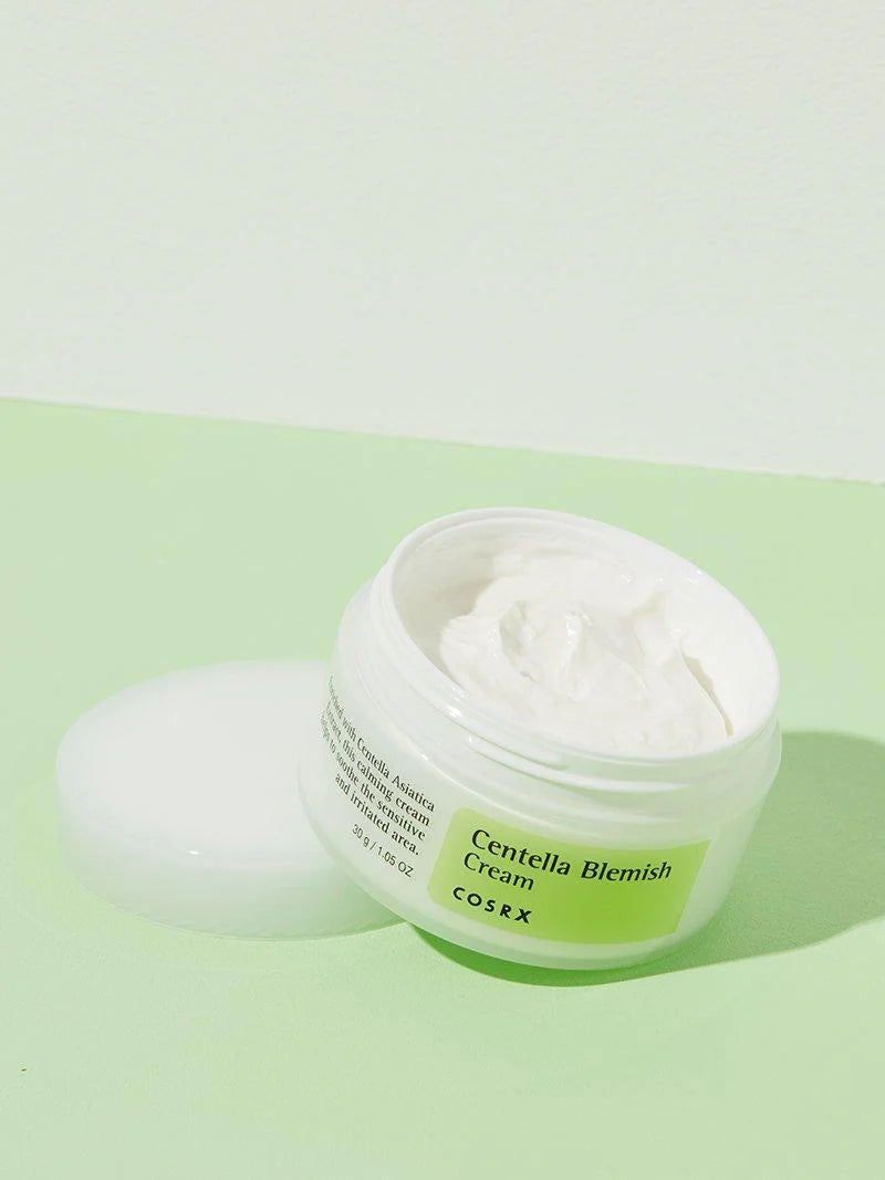 Veido kremas su azijine centele randams po spuogų šviesinti "Centella Blemish Cream", 30 ml