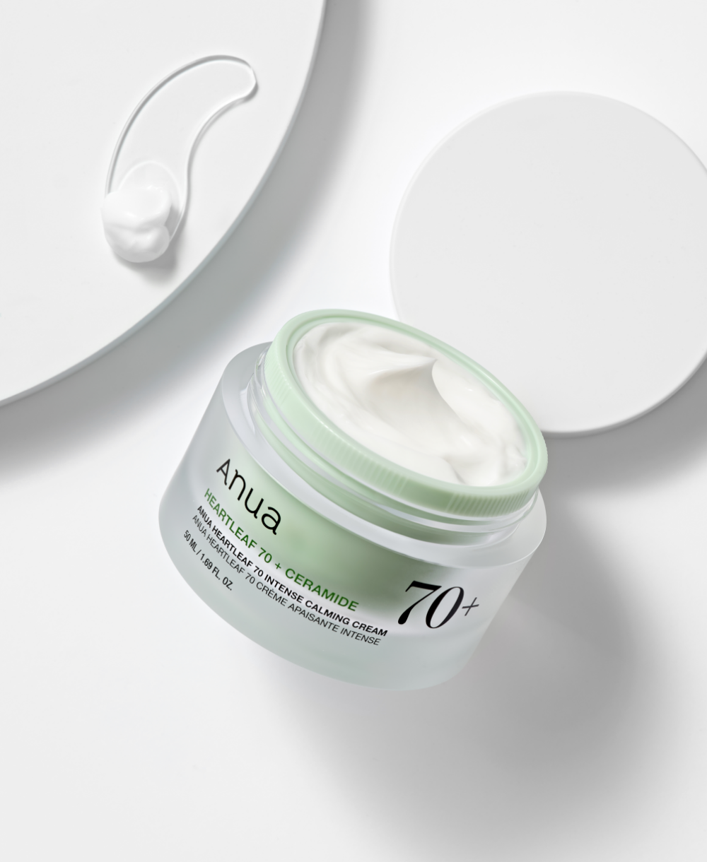 Raminamasis veido kremas "Heartleaf 70% Intense Calming Cream", 50 ml