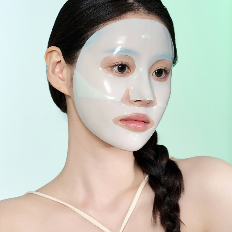 Gaivinamoji hidrogelinė veido kaukė su jūros dumbliais "Refreshing Sea Kelp Real Deep Mask"